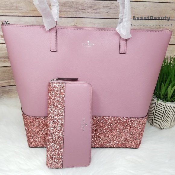Kate spade Penny Greta Peony Tote Neda Wallet Set - Picture 3 of 15
